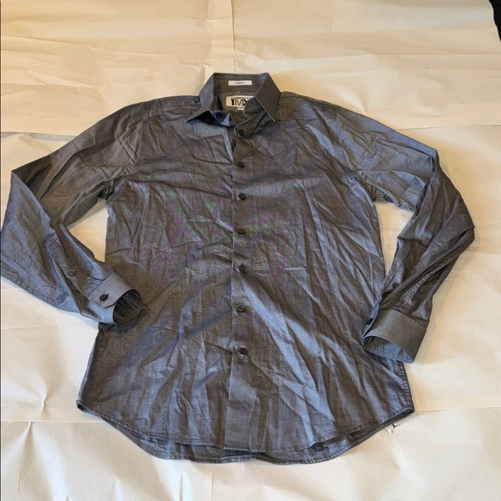 Express Men 1MX Slim Fit Dress Shirt